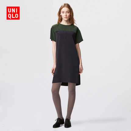 简约！女装 花式连衣裙(短袖) 156918 优衣库UNIQLO