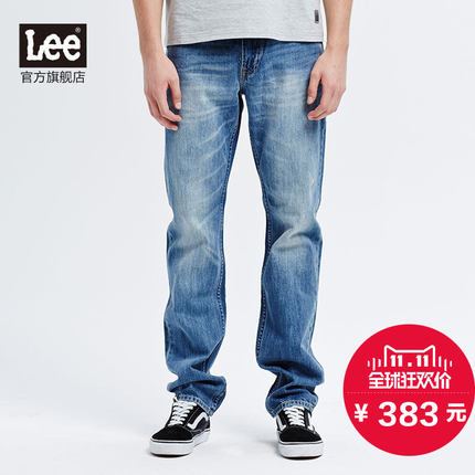 双11预告！Lee标准中腰小直脚男士牛仔裤L12726V26Y43