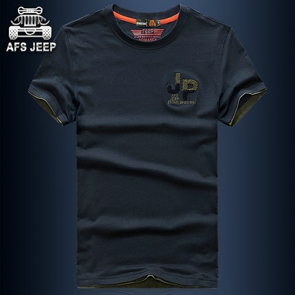 夏季单品！AFS JEEP夏季短袖圆领T恤BX-6031