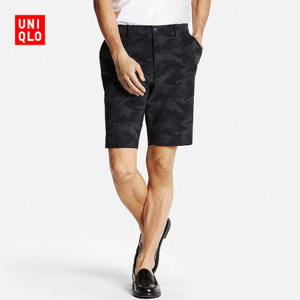 迷彩元素！UNIQLO优衣库快干弹力运动短裤169868
