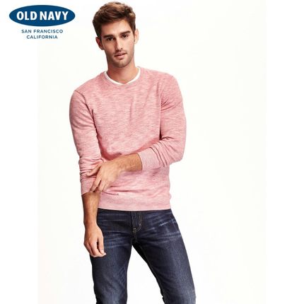 限时特惠！OLD NAVY 男款圆领针织衫814157