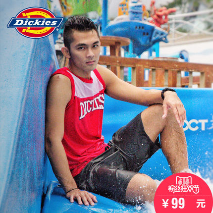 618粉丝狂欢价！Dickies男式运动休闲风圆领短袖T恤162M30EC31