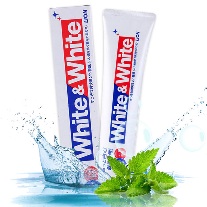 狮王 White&white 美白牙膏 150g*6支