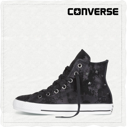 七折好价！CONVERSE  Dual Zip铆钉高帮休闲鞋 549630C
