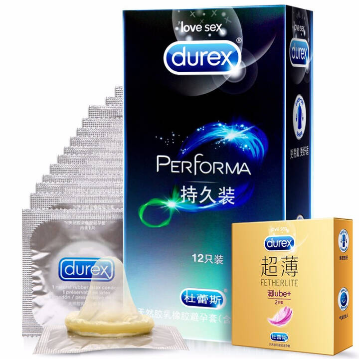 杜蕾斯（Durex） 延时安全套12片