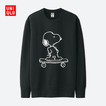 休闲百搭！Uniqlo/优衣库男装/女装运动衫407198