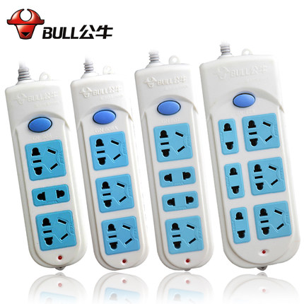 品质之选！公牛三插位插排