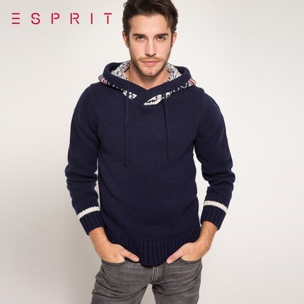 个性优雅！ESPRIT男士民族时尚感针织衫104EE2I026F