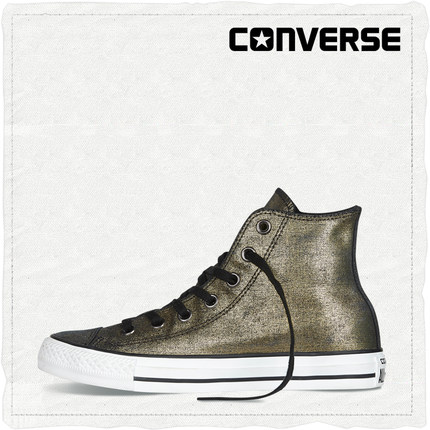 优惠好价！CONVERSE  All Star 高帮亮皮硫化鞋 550730C