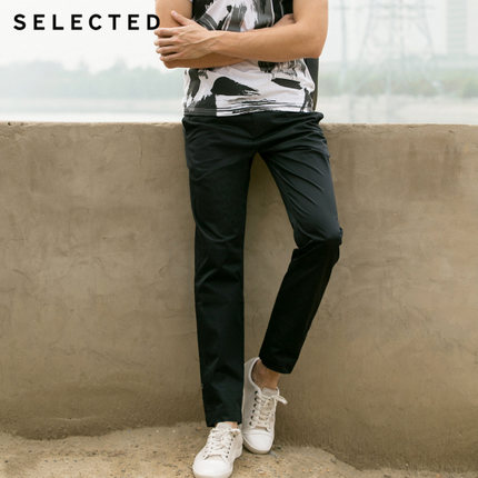 好价依旧！SELECTED思莱德修身男休闲裤F415326003