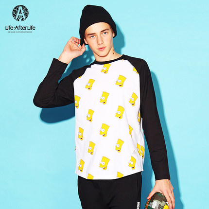 辛普森！Life After life 辛普森满印插肩长袖