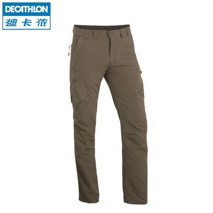 棕色款好价！迪卡侬QUECHUA W1户外长裤
