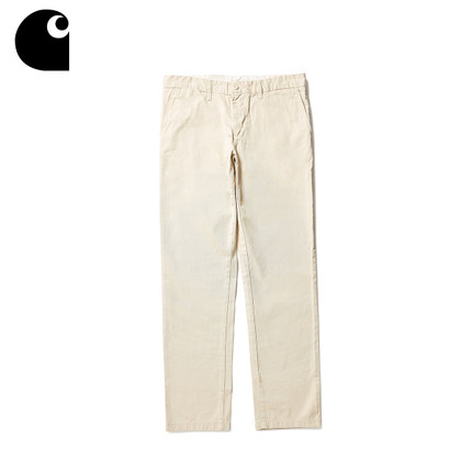 Carhartt WIP 纯色中腰直筒长裤 I016448