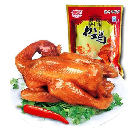 味道正宗！德宗扒鸡真空包装500g