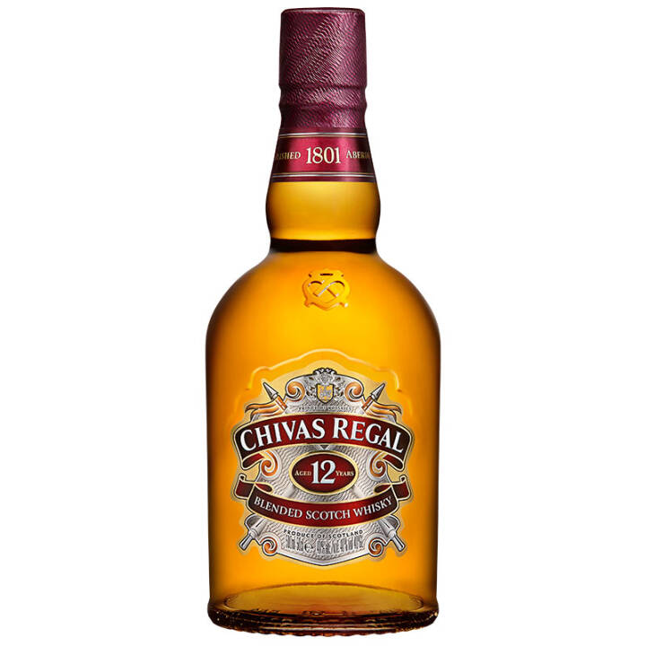 芝华士（Chivas）洋酒 12年 苏格兰 威士忌 500ml