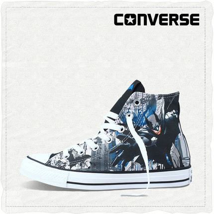 三色可选！匡威正义联盟成员印花帆布鞋 148355C