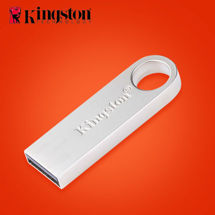 .超薄可爱！金士顿16GB金属U盘