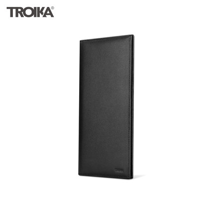 大容量多卡位！TROIKA钱包长款男士 拉链手包真皮时尚多功能钱夹