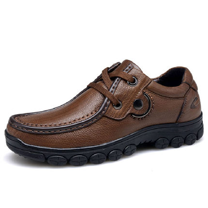 简约休闲！骆驼动感真皮商务休闲鞋TB52888