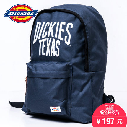 618粉丝狂欢价！Dickies字母系列中性情侣款书包143U90EC09