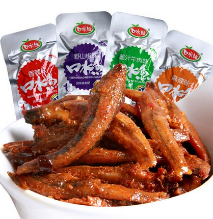 湖南特色！口水娃小鱼仔300g