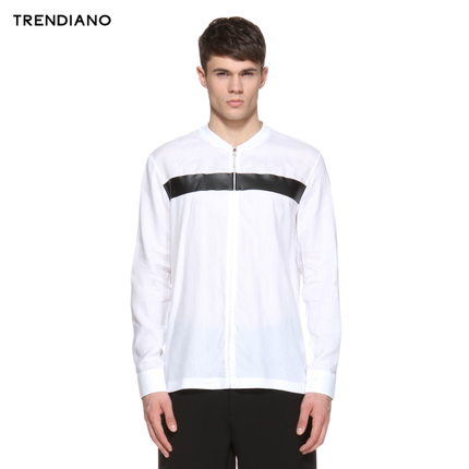 限时抢购！TRENDIANO 男款潮流长袖衬衫3152013330