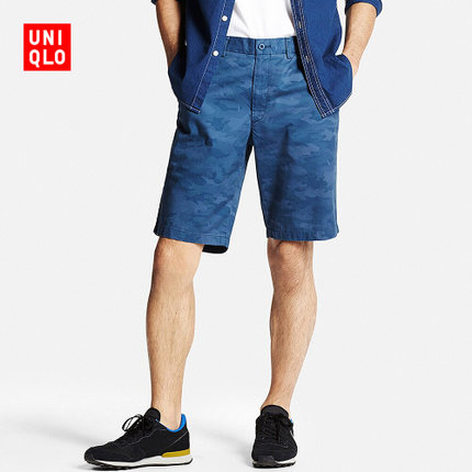 休闲百搭！UNIQLO优衣库全棉中裤169313