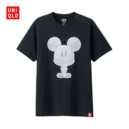亲肤舒适！UNIQLO优衣库Mickey 100印花T恤178736