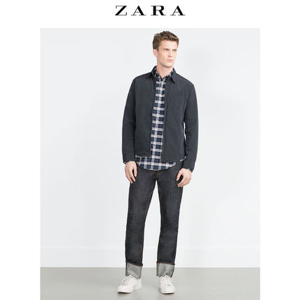 折扣好价！ZARA 男款拉链衬衫外套 02398310401
