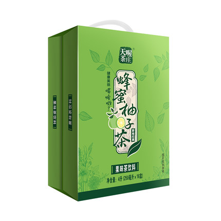 天喔茶庄蜂蜜柚子茶250ml*16盒