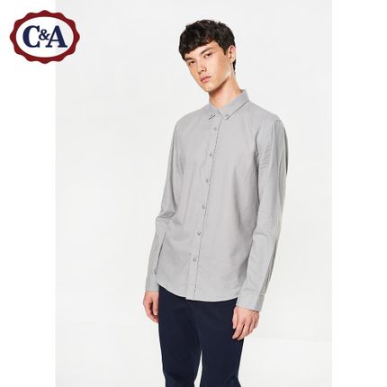 简约设计！C＆A长袖衬衣CA200199264