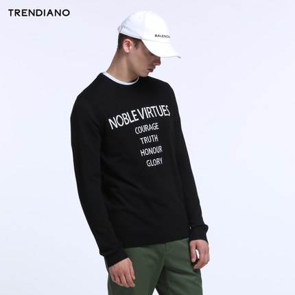 减龄加分！TRENDIANO长袖针织衫3HC303350P