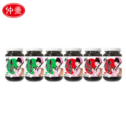 好吃不贵！仲景香菇酱6瓶装