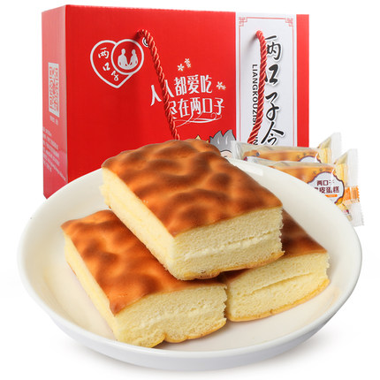 早餐首选！两口子虎皮蛋糕500g