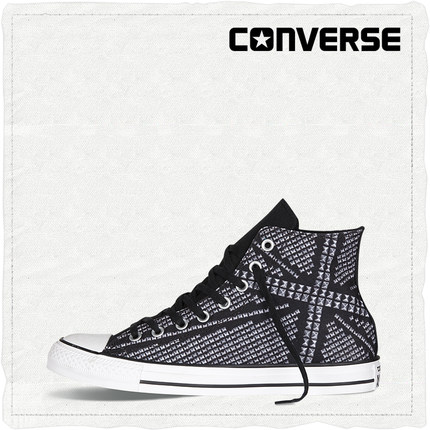 金属元素！CONVERSE匡威All Star铆钉印花板鞋151959C