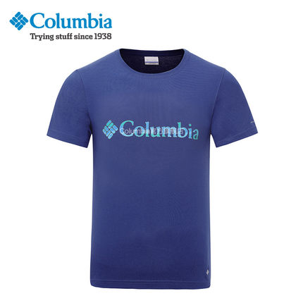 透气速干！Columbia哥伦比亚男款户外速干透气短袖T恤PM1799