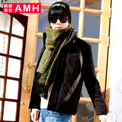 差价巨大！AMH新款时尚男士立领棉衣NR3388