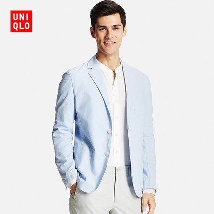 休闲造型！UNIQLO优衣库快干轻型茄克163532