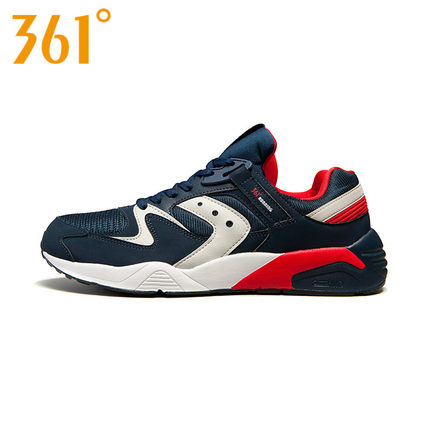 致经典！361度男鞋秋冬复古跑步鞋 671522210