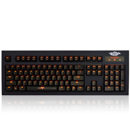 全键无冲！黑爵戟锋背光游戏机械键盘（青轴）