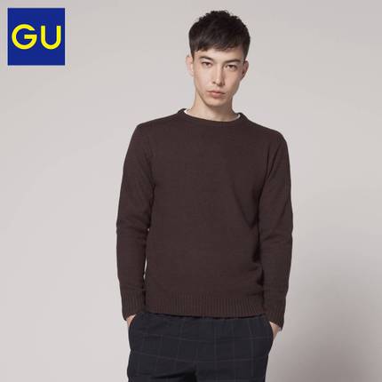 双色可选！极优GU男装 圆领针织衫 262299
