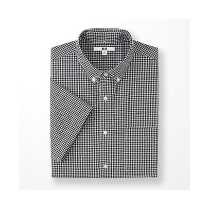 休闲时尚！UNIQLO优衣库泡泡纱衬衫169240