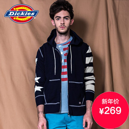 潮服好价！Dickies新款连帽开衫运动服153M30EC24