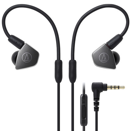 双11好价！铁三角ATH-LS70iS双动圈入耳式耳机