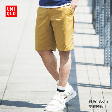 优衣库 全棉中裤 407600