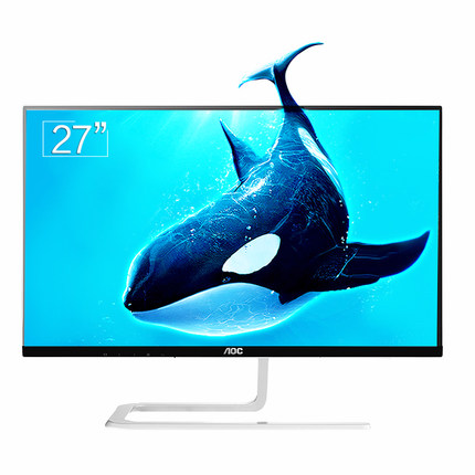 时尚纤薄！AOC I2781FH/BW 27英寸IPS屏电脑显示器