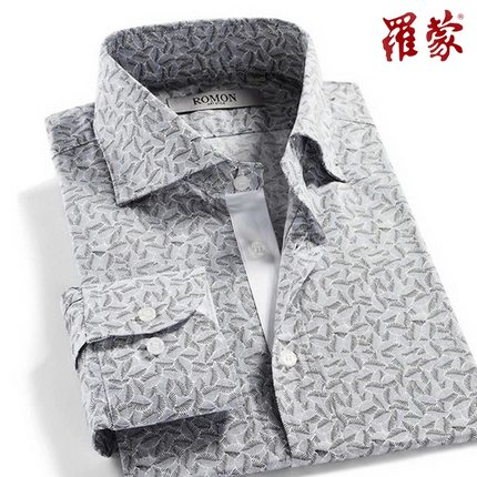 超实惠！罗蒙春秋款男士长袖衬衫