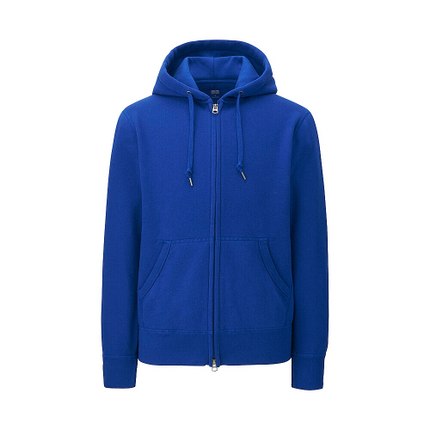 历史新低！优衣库 连帽拉链运动开衫(长袖) 146192