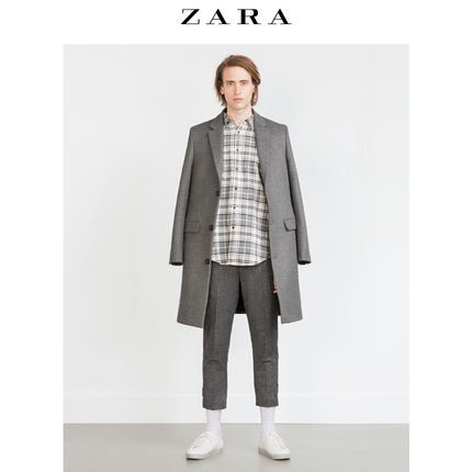 大牌钜惠！ZARA 男装 格纹衬衫 04728300802