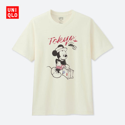近期好价！优衣库男装 (UT) DPJ MICKEY TRAVELS印花T恤